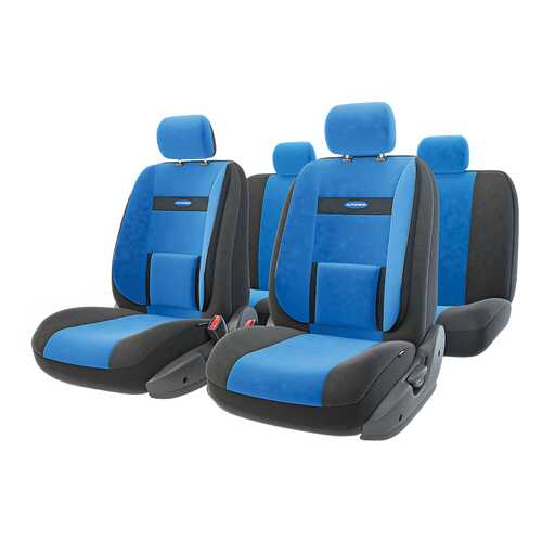Комплект чехлов на сиденья Autoprofi Comfort COM-1105 BK/BL (M) в Татнефть