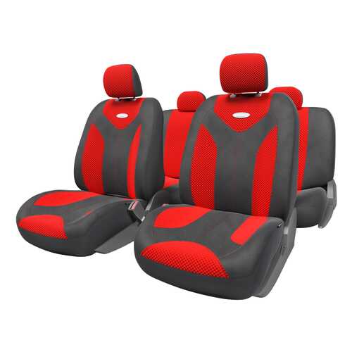 Комплект чехлов на сиденья Autoprofi Matrix MTX-1105 BK/RD (M) в Татнефть