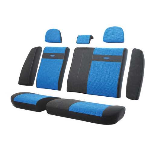 Комплект чехлов на сиденья Autoprofi TRS-002 BK/BL в Татнефть
