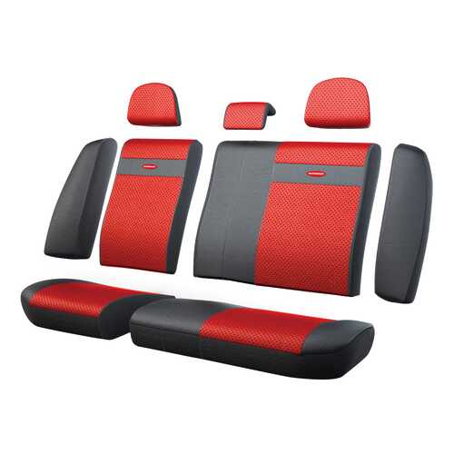 Комплект чехлов на сиденья Autoprofi TRS-002G BK/RD в Татнефть