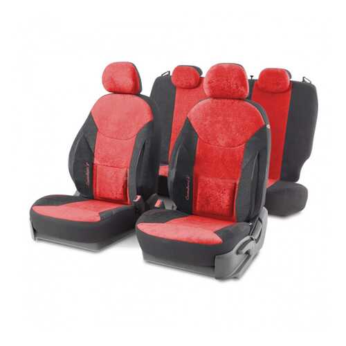 Комплект чехлов на сиденья Autoprofi Универсальный COM-1505VF BK/RD в Татнефть
