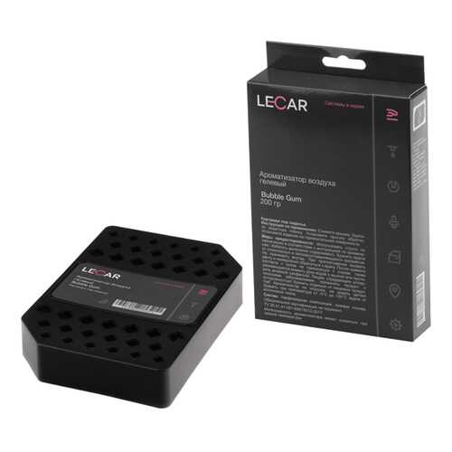 Ароматизатор возздуха LECAR гелевый под сиденье Bubble Gum 200 гр. Картридж LECAR000272412 в Татнефть