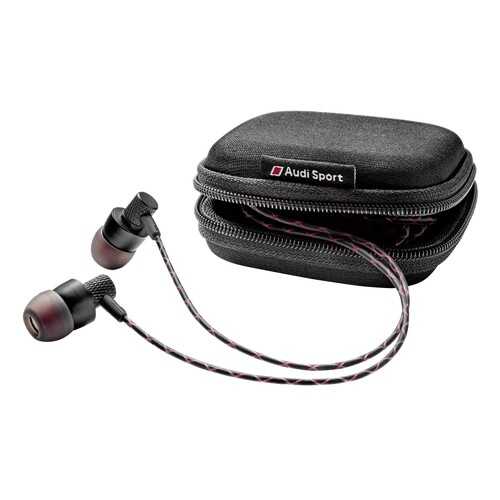 Наушники петельки Audi Sport In Ear Plugs, Black/Red, артикул 3291700600 в Татнефть