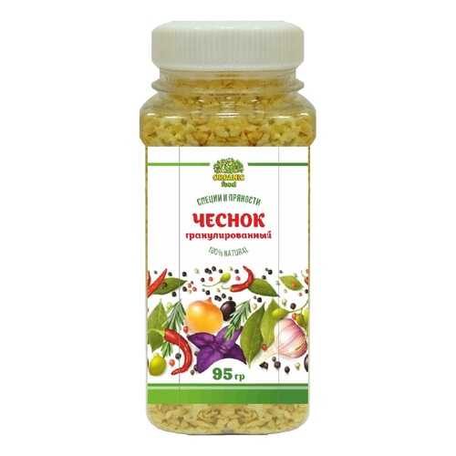 Чеснок сушеный Organic Food гранулированный 95 г в Татнефть