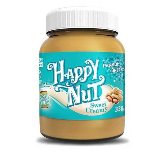 Арахисовая паста Happy Nut Sweet Creamy сладкая в Татнефть