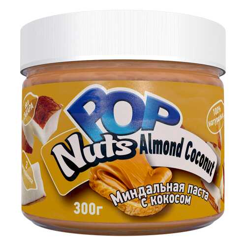 Миндальная паста POP Nuts Almond Coconut Миндальная паста с кокосом, 300 г в Татнефть
