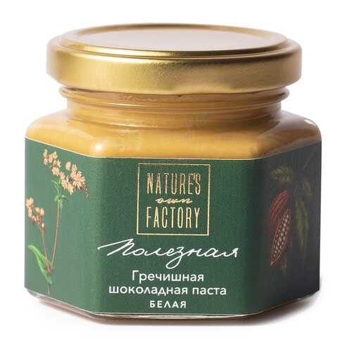 Паста Гречишная шоколадно-ореховая белая Natures Own Factory 120 г, Россия в Татнефть
