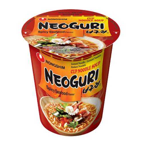 Лапша быстрого приготовления Неогури с морепродуктами острая Nongshim стакан 62 г в Татнефть