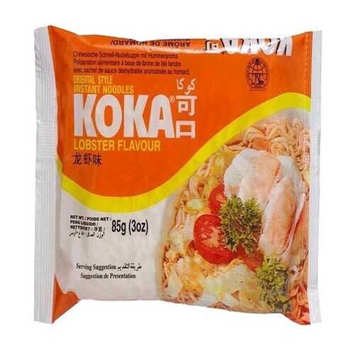 Лапша сингапурская Koka со вкусом лобстера в пакете 85 г в Татнефть