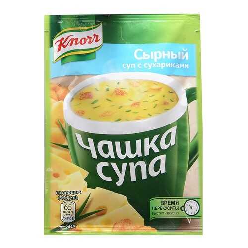 Суп Knorr чашка сырный с сухариками 15 г в Татнефть