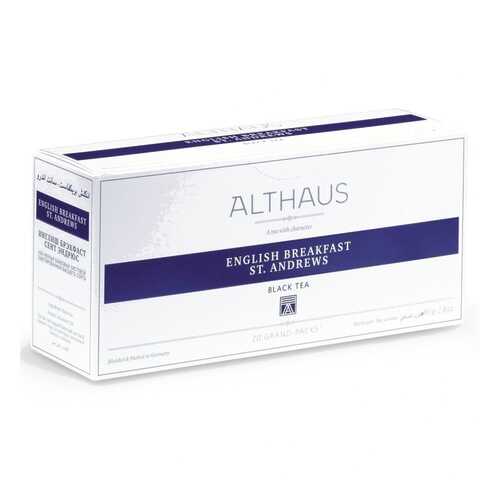 Чай Althaus English Breakfast St. Andrews, чёрный, 20 пакетиков Grand Pack в Татнефть