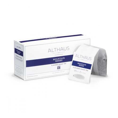 Чай Althaus Mountain Herbs, чёрный с добавками, 20 пакетиков в Татнефть