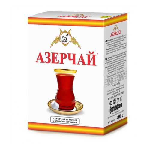 Чай Азерчай чёрный байховый с ароматом бергамота, 400 гр в Татнефть