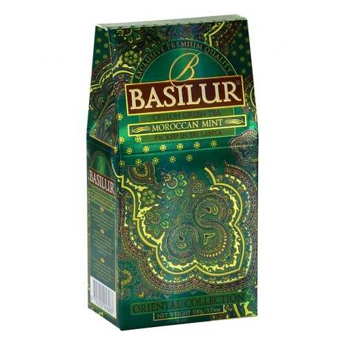 Чай Basilur Moroccan Mint, зеленый листовой с добавками, 100 гр в Татнефть