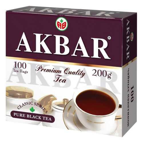 Чай черный Akbar цейлонский классический 100 пакетиков в Татнефть