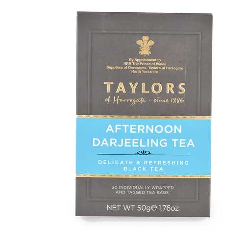 Чай черный «Дарджилинг-полдник», Taylors of Harrogate, 20х2.5 г, Великобритания в Татнефть