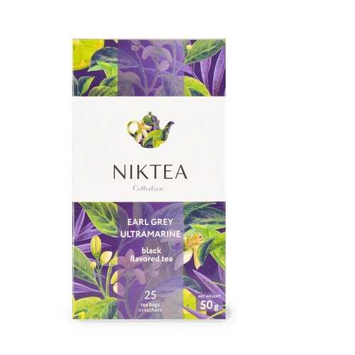 Чай черный «Эрл Грей Ультрамарин», Niktea, 25х2 г, Россия в Татнефть