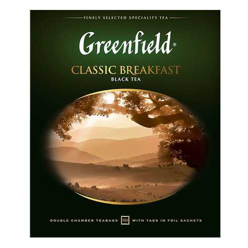 Чай черный Greenfield Classic Breakfast 100 пакетиков в Татнефть