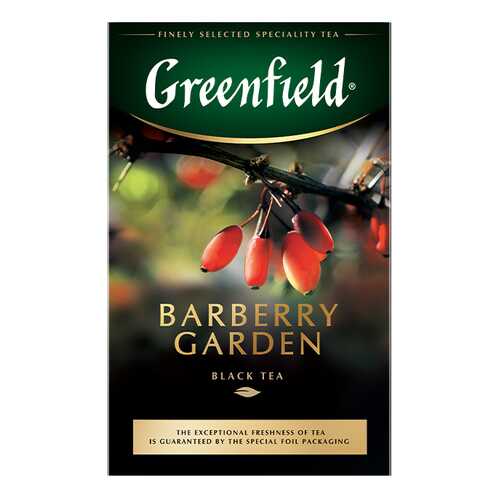 Чай черный листовой Greenfield Barberry Garden 100 г в Татнефть