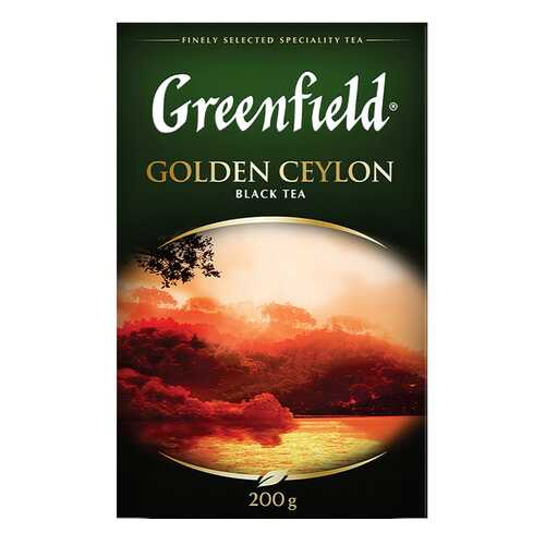 Чай черный листовой Greenfield Golden Ceylon 200 г в Татнефть