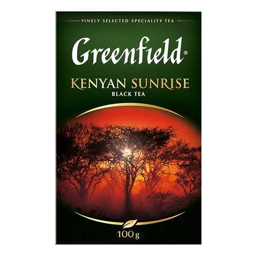 Чай черный листовой Greenfield Kenyan Sunrise 100 г в Татнефть