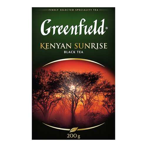 Чай черный листовой Greenfield Kenyan Sunrise 200 г в Татнефть
