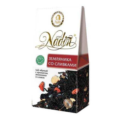 Чай черный листовой Nadin клубника со сливками 50 г в Татнефть