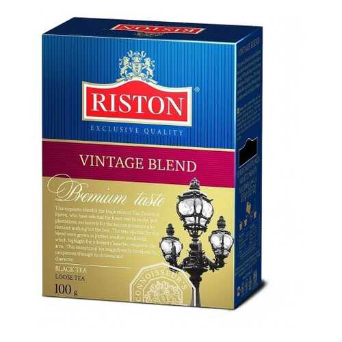 Чай черный листовой Riston винтэйдж бленд 100 г в Татнефть