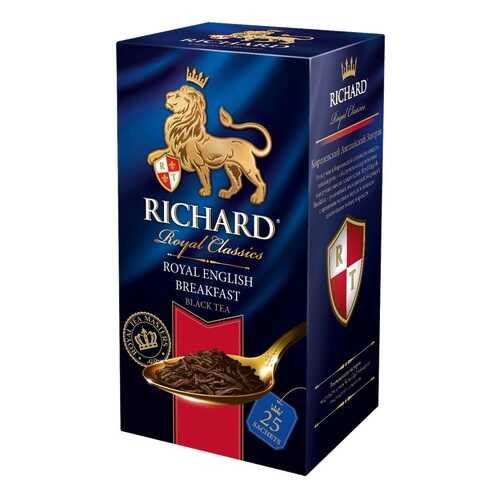 Чай черный Richard royal english breakfast 25 пакетиков в Татнефть