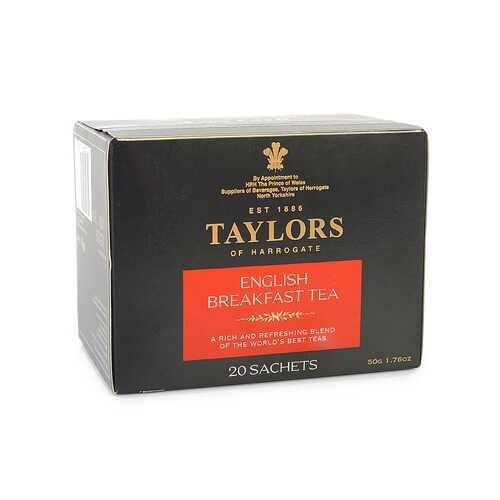 Чай черный Taylors of Harrogate Английский завтрак 20*2.5 г в Татнефть