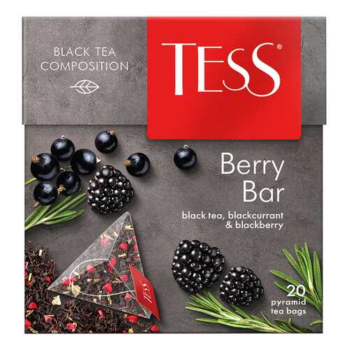 Чай черный Tess Berry Bar 20 пакетиков в Татнефть