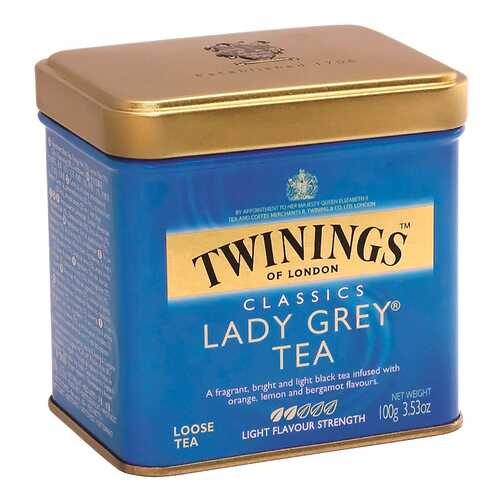 Чай черный Twinings чай леди грей с ароматом цитрусовых байховый среднелистовой 100 г в Татнефть