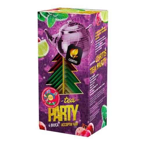 Чай Curtis Tea Party ассорти 32 сашетов в Татнефть