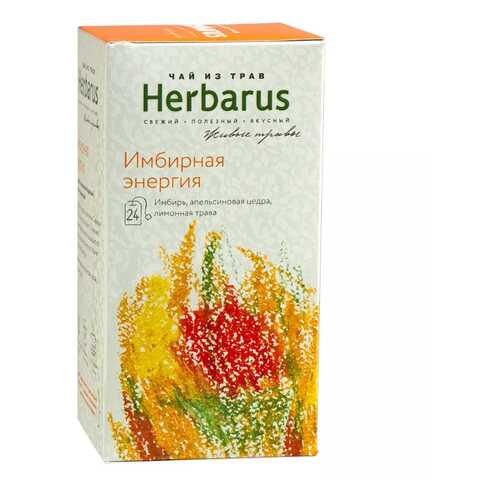 Чай из трав Herbarus пакетированный имбирная энергия 24 пакетиков в Татнефть