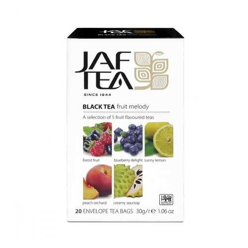 Чай Jaf Tea Fruit Melody черный с добавками ассорти 5 видов по 4 сашета в Татнефть