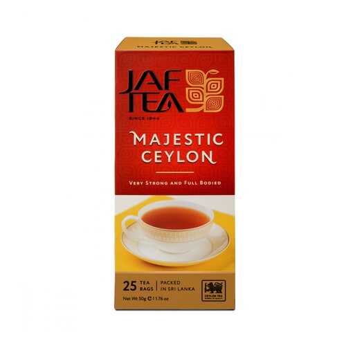 Чай Jaf Tea Majestic Ceylon черный 25 пакетиков в Татнефть