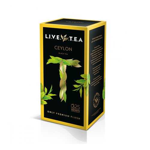 Чай Live Tea Ceylon черный 25 пакетиков в Татнефть