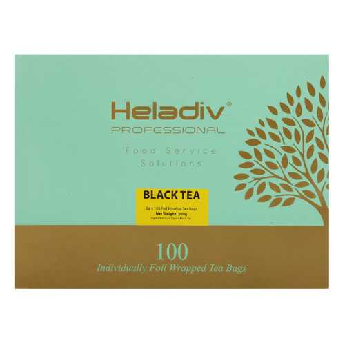 Чай в пакетиках Heladiv professional line black 100 пакетов в саше в Татнефть