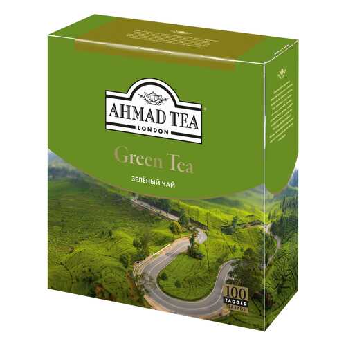 Чай зеленый Ahmad Tea 100 пакетиков в Татнефть