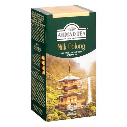 Чай зеленый Ahmad Tea milk oolong 25 пакетиков в Татнефть