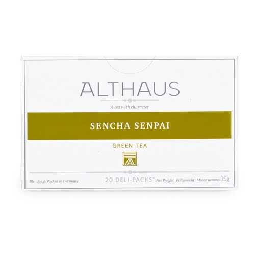 Чай зеленый Althaus Сенча Сенпай 20 х 1.8 г Германия в Татнефть