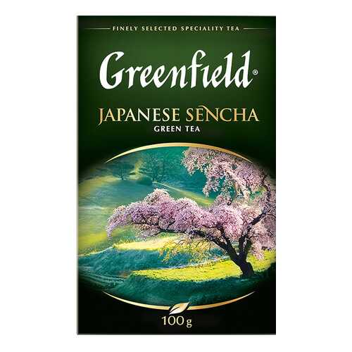 Чай зеленый листовой Greenfield Japanese Sencha 100 г в Татнефть