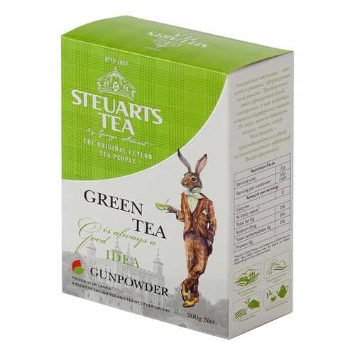 Чай зеленый листовой Steuarts green tea gunpowder 200 г в Татнефть