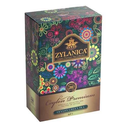 Чай зеленый листовой Zylanica ceylon premium collection 200 г в Татнефть