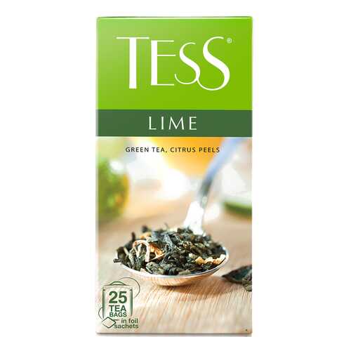 Чай зеленый Tess Lime 25 пакетиков в Татнефть