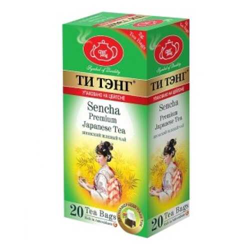 Чай зеленый в пакетиках для чашки Ти Тэнг Sencha 20*2 г в Татнефть