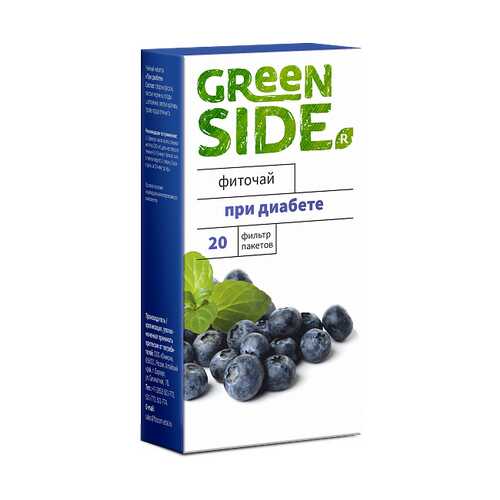 Фиточай Green Side при диабете 2 г 20 фильтр-пакетов в Татнефть