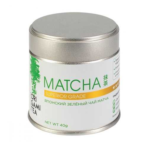 Японский зеленый чай Origami Tea Matcha Superior Grade порошковый 40 г в Татнефть