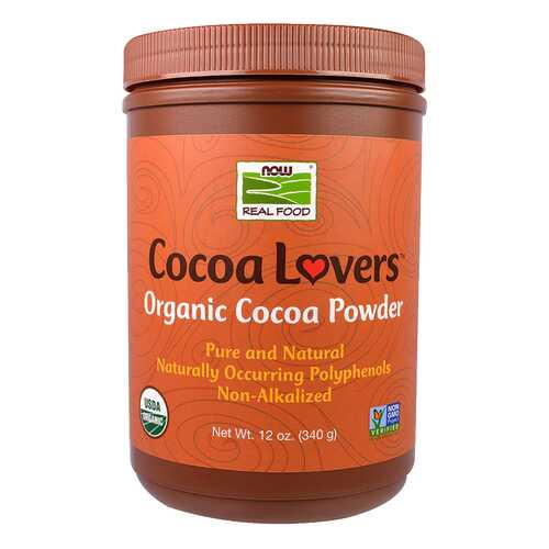 Порошок NOW Organic Cocoa Powder какао 340 г в Татнефть