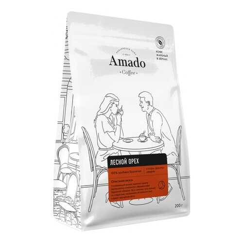 Кофе Amado Лесной орех, ароматизированный в зернах, 200 гр в Татнефть